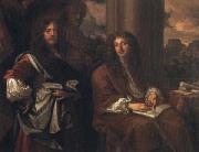 Sir Peter Lely Self-Portrait with Hugh May china oil painting reproduction